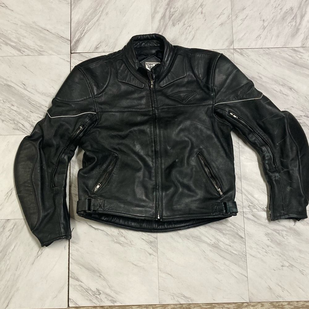 Men's Black Leather Jacket